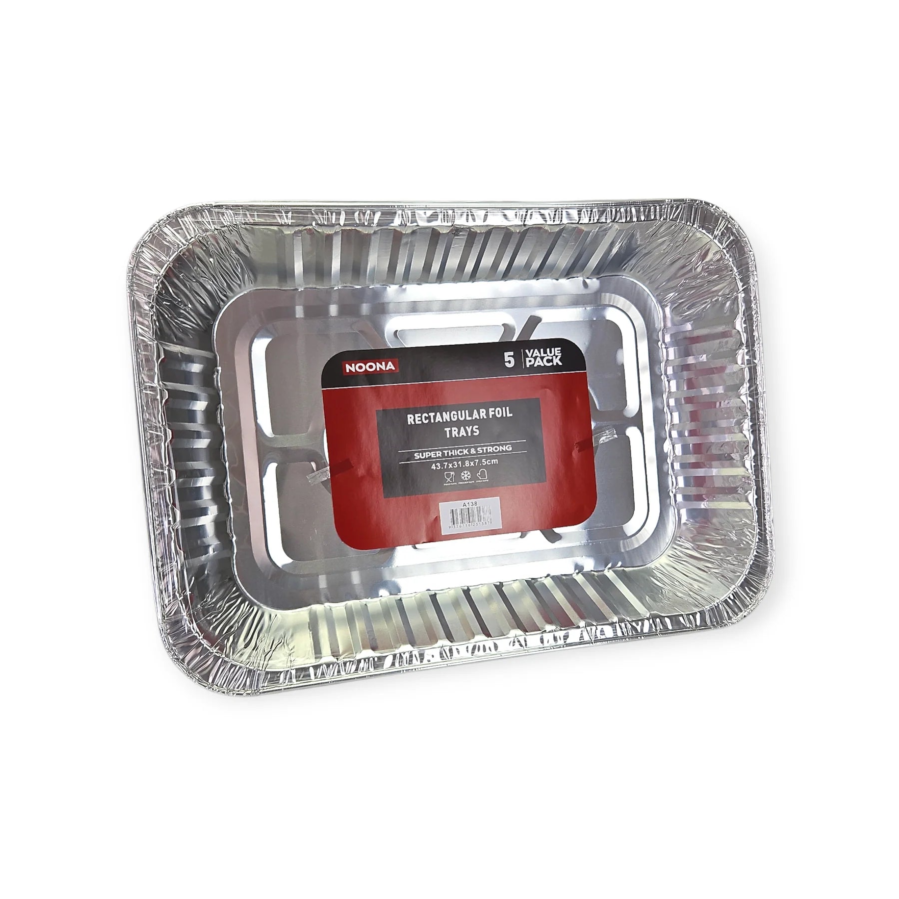 FOIL ROASTER TRAY 43X31X7.5CM - 5PK