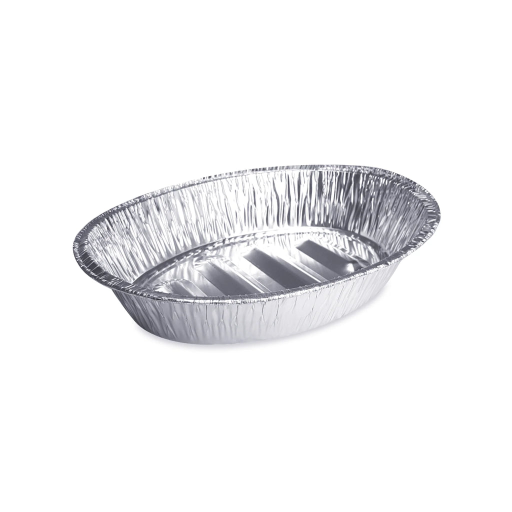 OVAL FOIL ROASTER TRAY 47X35X10CM - 20pcs