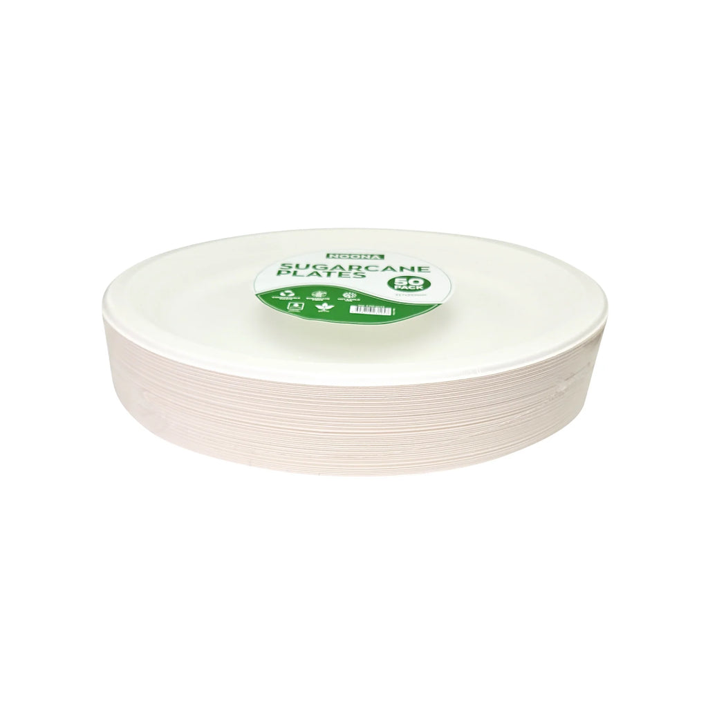 Biodegradable SUGAR CANE OVAL PLATE 13" - 50PK