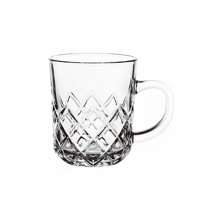 Glass Coffee/Tea Mug 220ml - 6PK