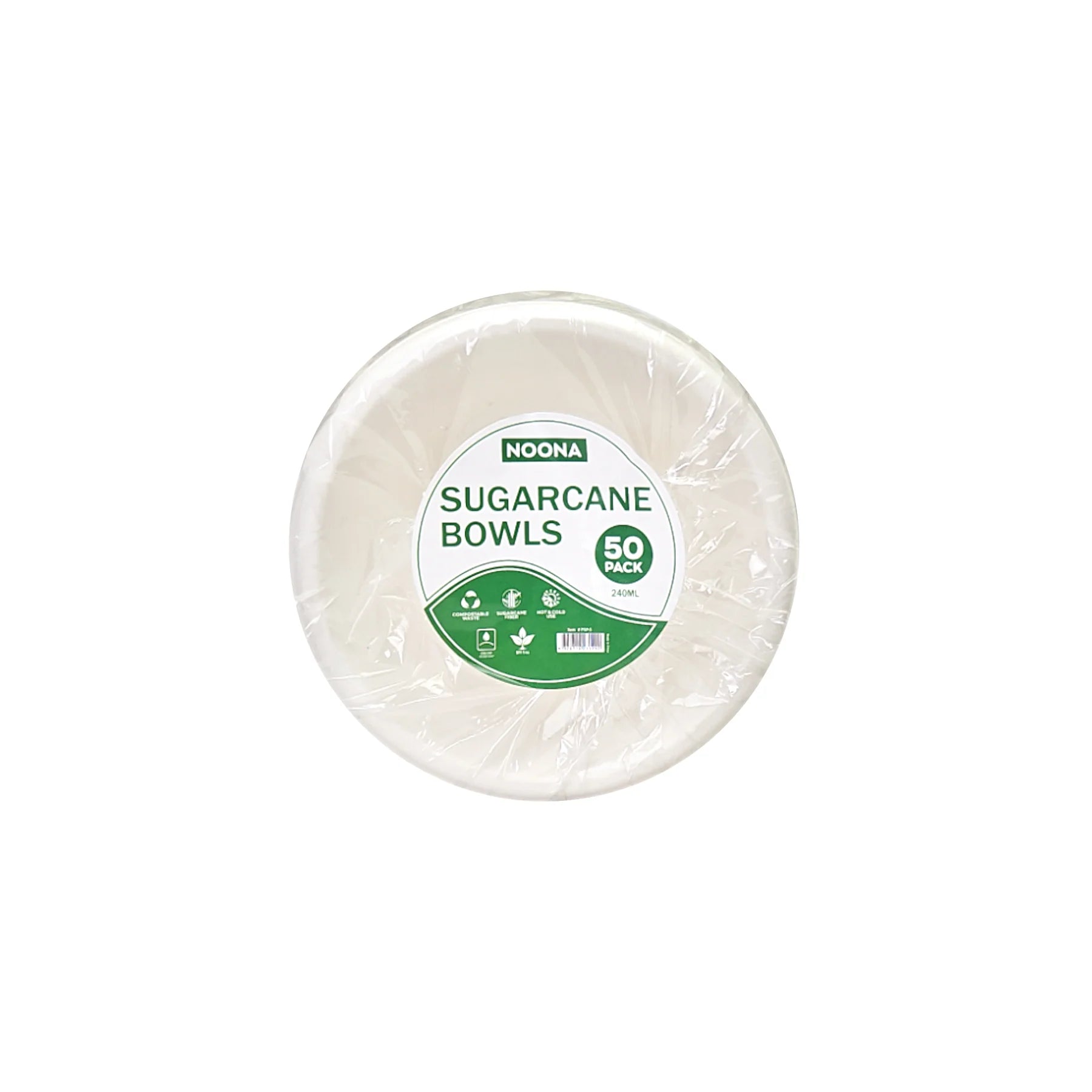 Biodegradable SUGAR CANE Bowl 5" - 50PK