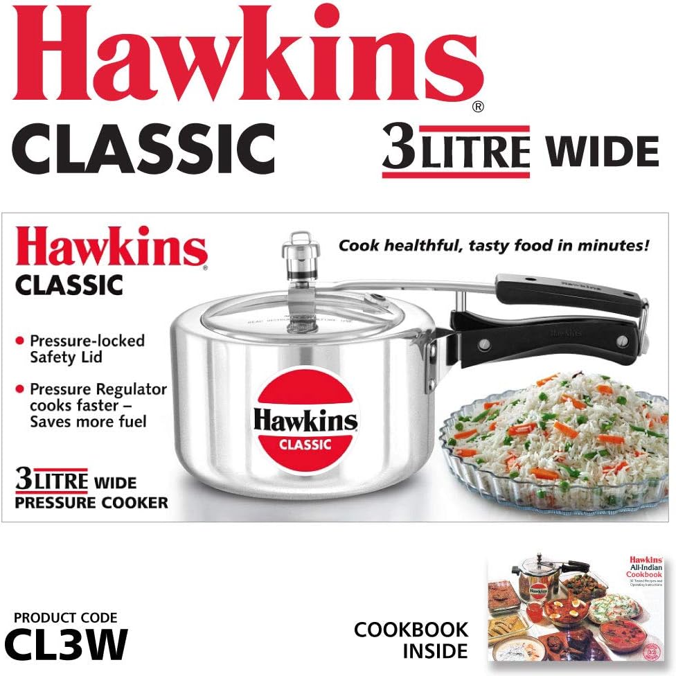 Hawkins Pressure Cooker 3l - Classic