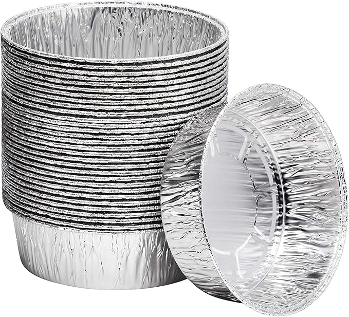 Deep Dish Round Foil Trays 25.4x7cm - 10 Pack